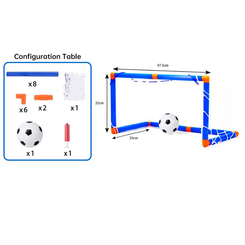 Mini Foldable Soccer Goal Set for Kids Indoor Outdoor Play