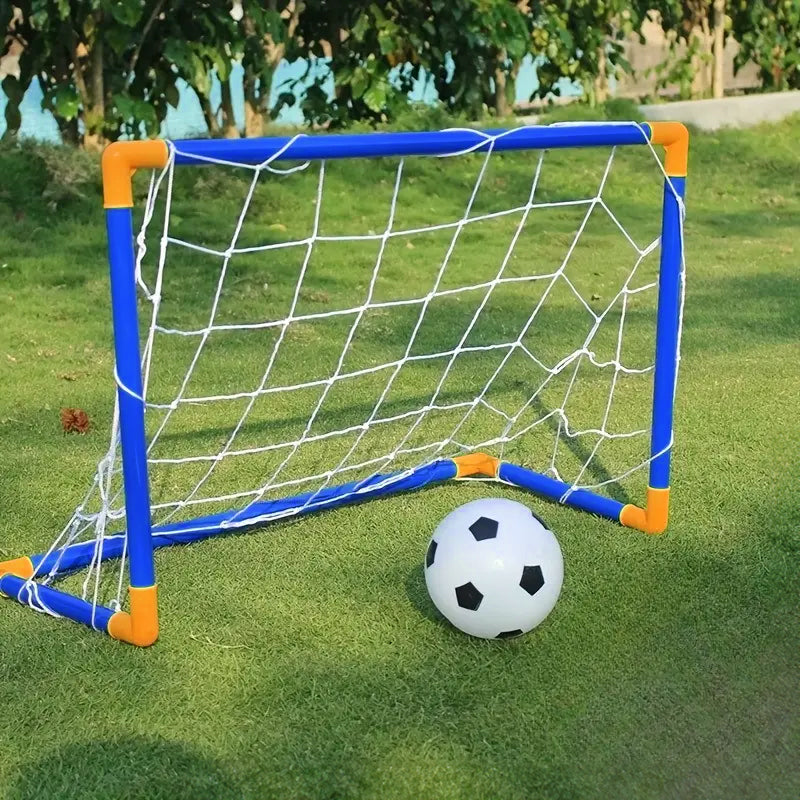 Mini Foldable Soccer Goal Set for Kids Indoor Outdoor Play