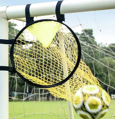 Precision Football Training Net for Accurate Soccer Practice and Drills