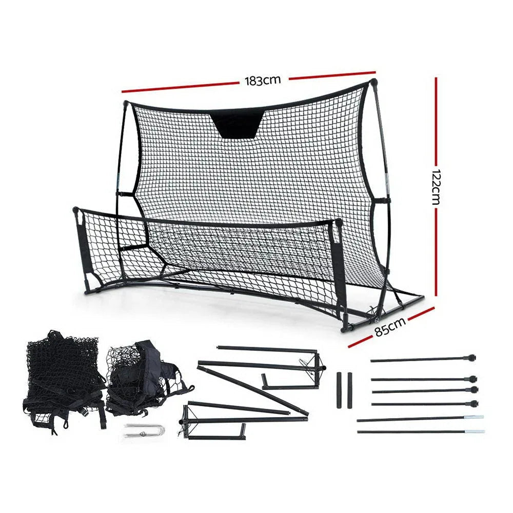 Portable Soccer Rebounder Net Volley Training Football Goal