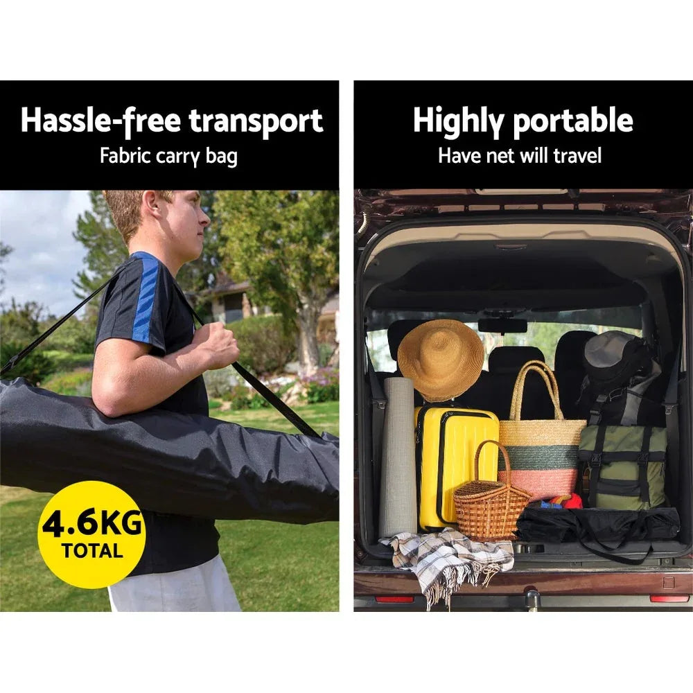Portable Soccer Rebounder Net Volley Training Football Goal