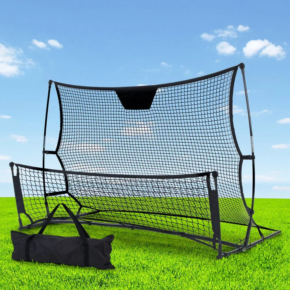 Portable Soccer Rebounder Net Volley Training Football Goal