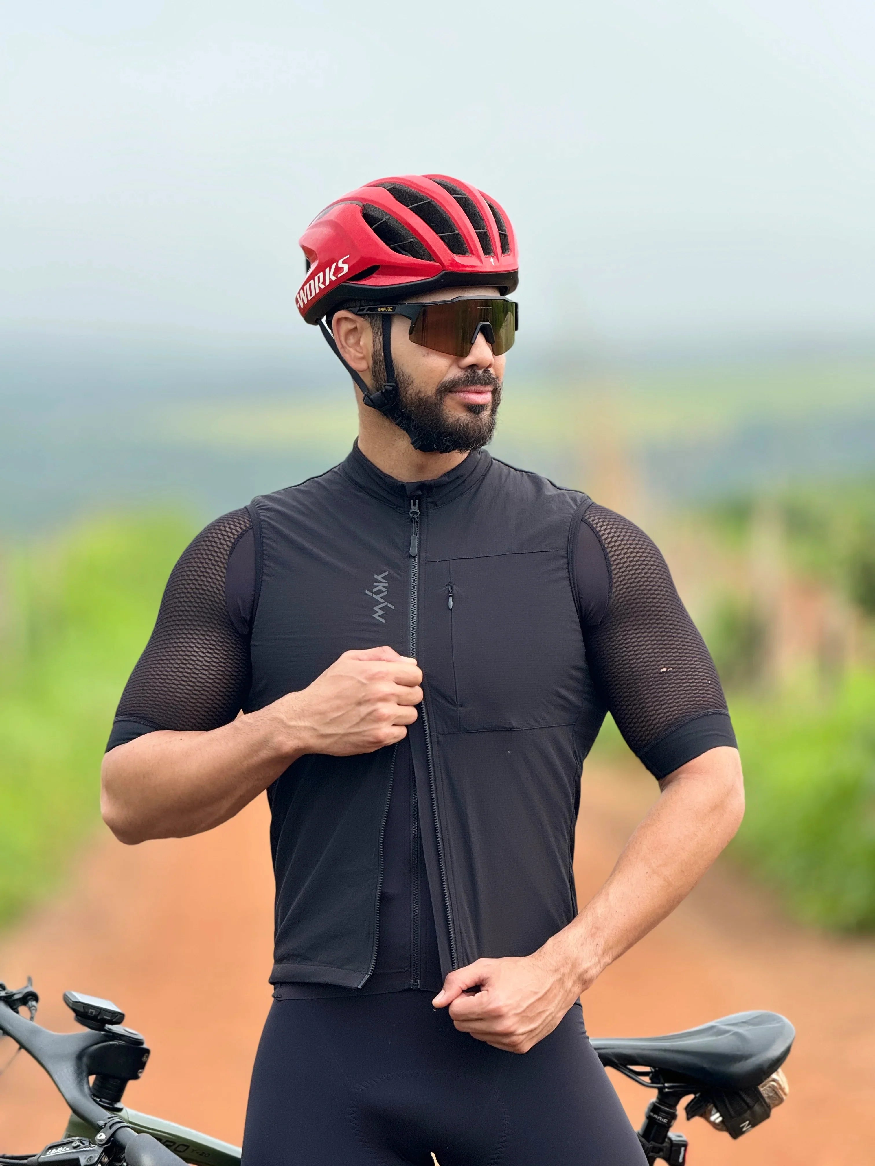 Waterproof Cycling Vest for Lightweight Windproof Outdoor Riding Protection Gear