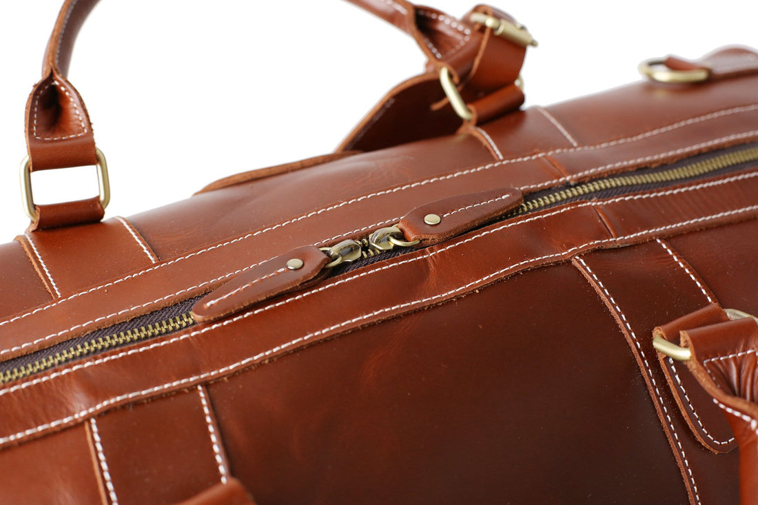Flash Sale Handmade Leather Travel Bag, Mens Leather Duffle Bags, Gym Bags