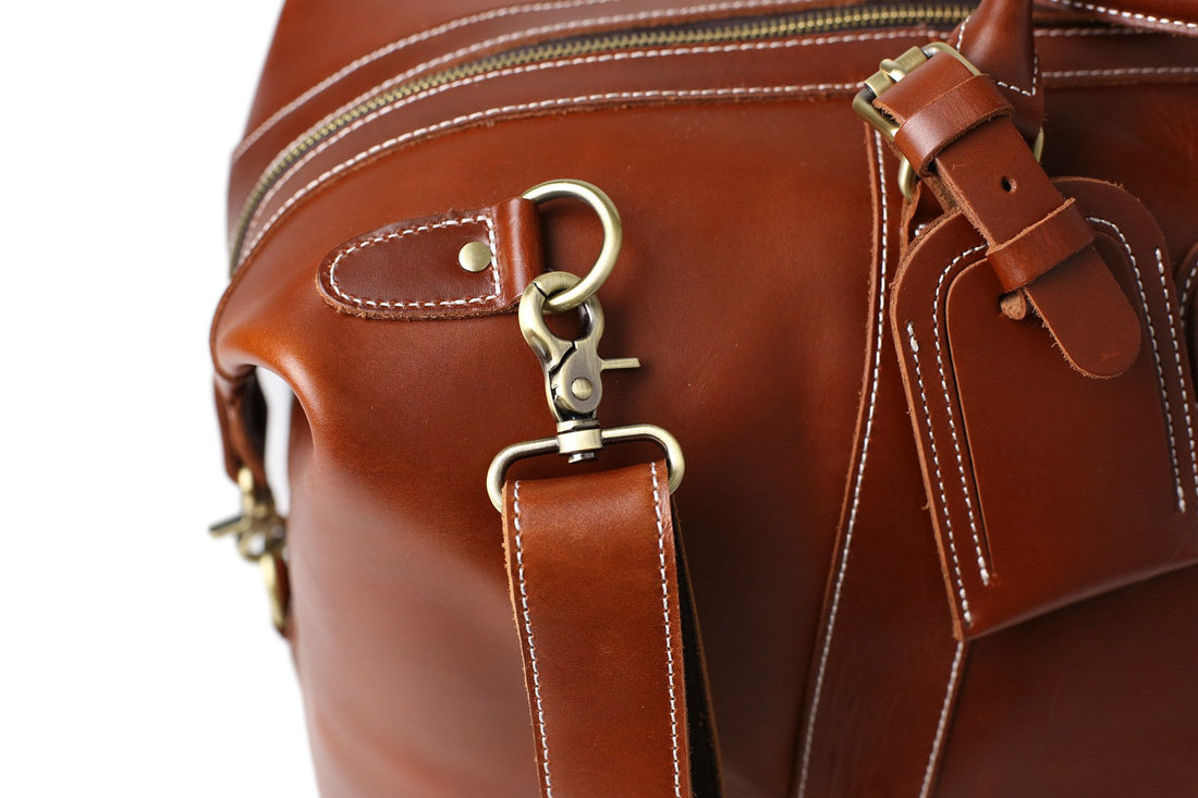 Flash Sale Handmade Leather Travel Bag, Mens Leather Duffle Bags, Gym Bags