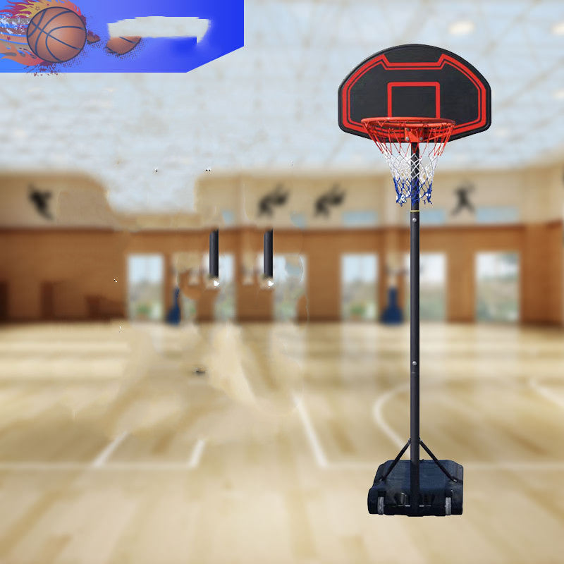 Portable Adjustable Basketball Stand for Kids Teenagers Outdoor Home Training