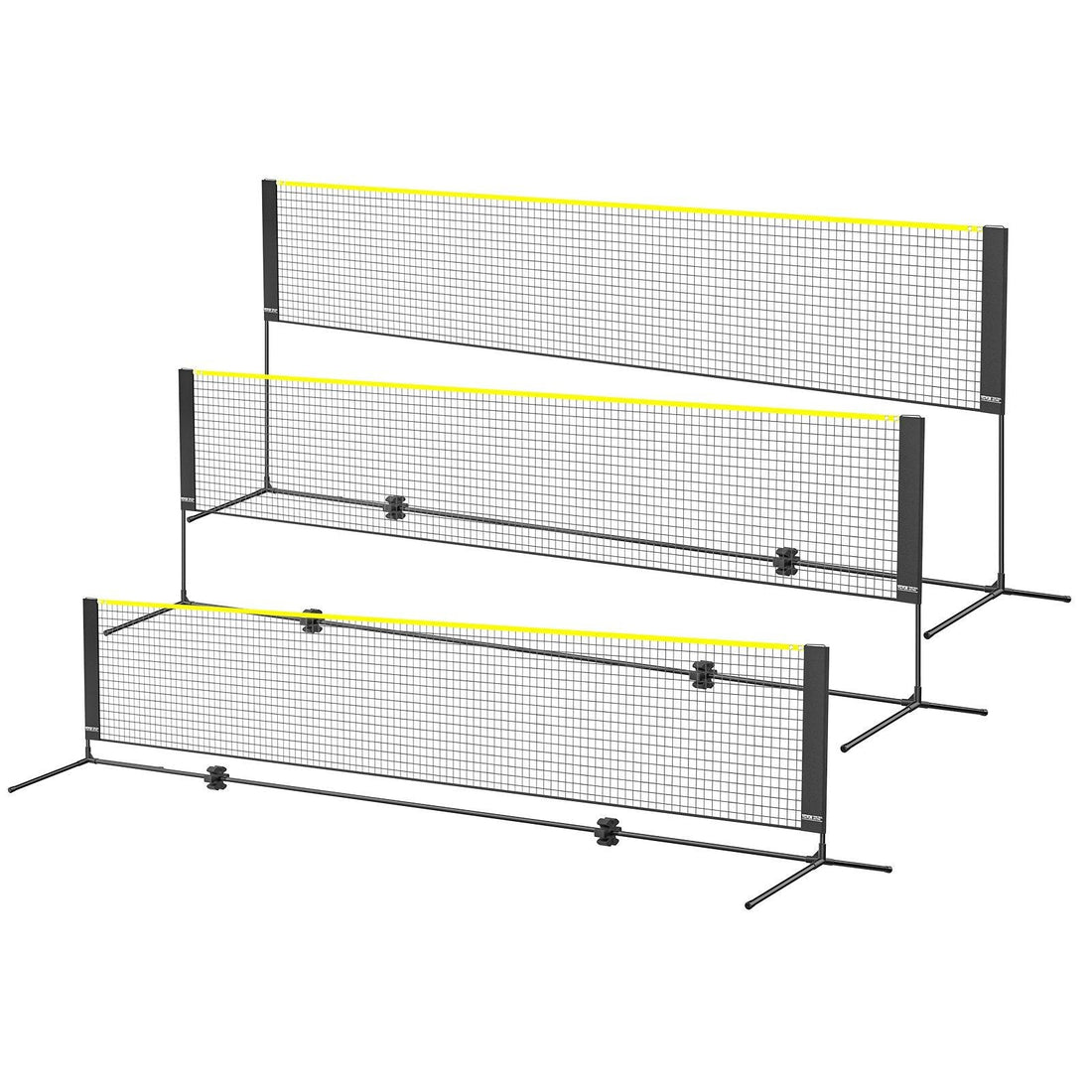 Portable Adjustable Sports Net Set for Badminton Volleyball Pickleball Tennis