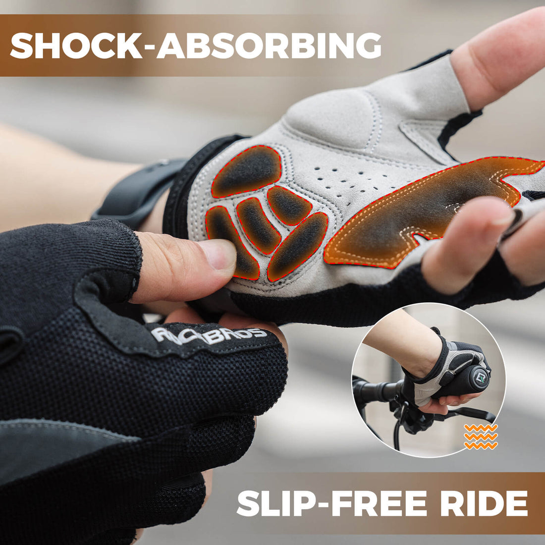 Half Finger Cycling Gloves for Breathable Comfortable Summer Riding Protection