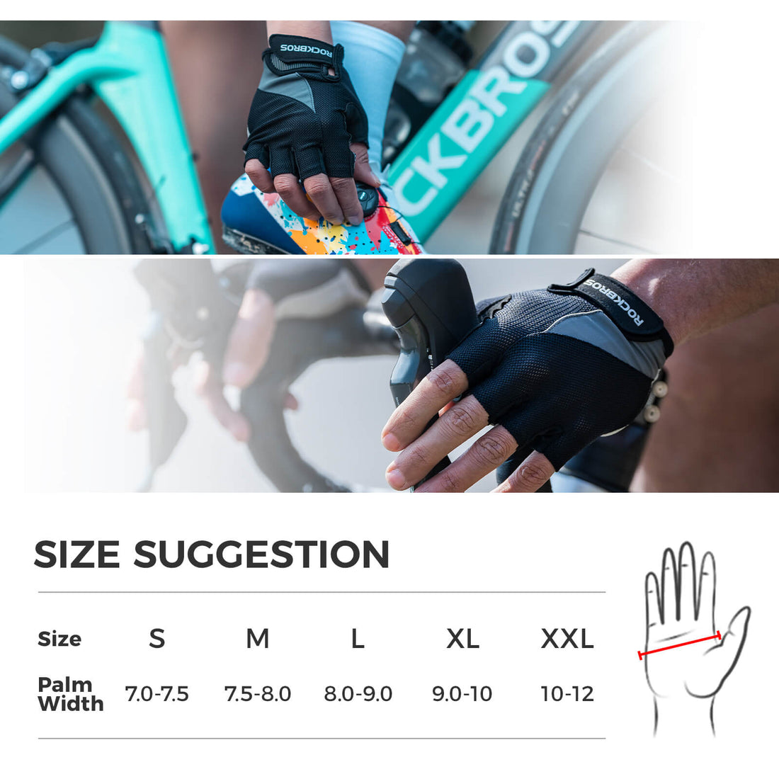 Half Finger Cycling Gloves for Breathable Comfortable Summer Riding Protection
