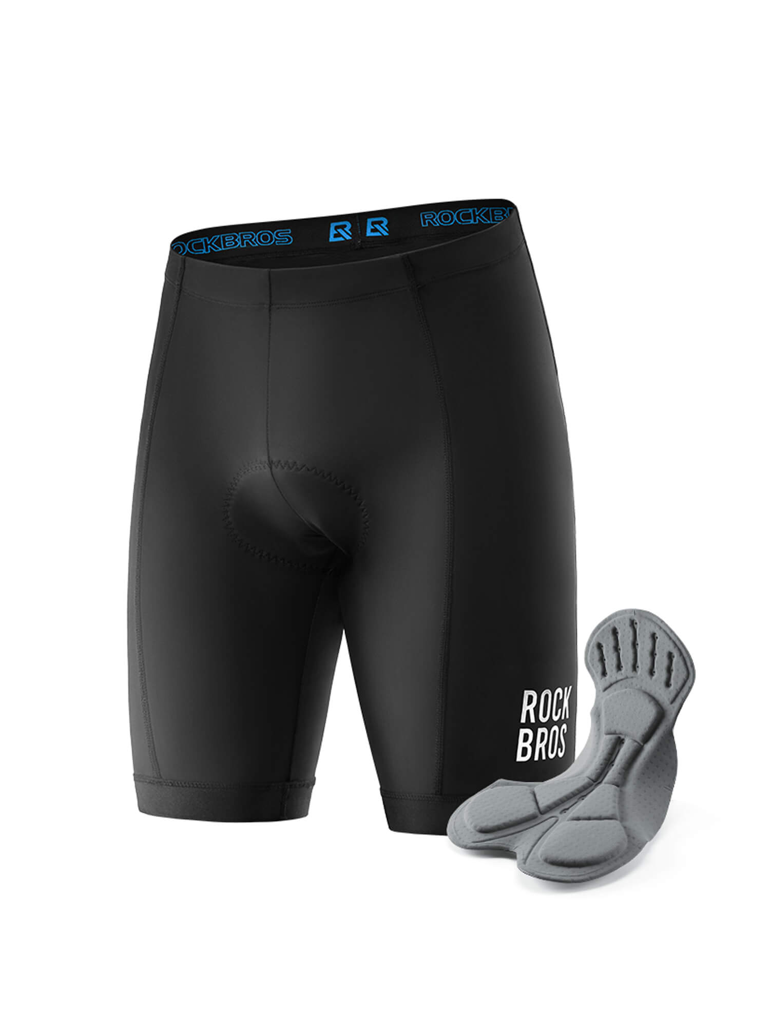 Men's Summer Padded Cycling Shorts for Comfortable Breathable Long Distance Riding