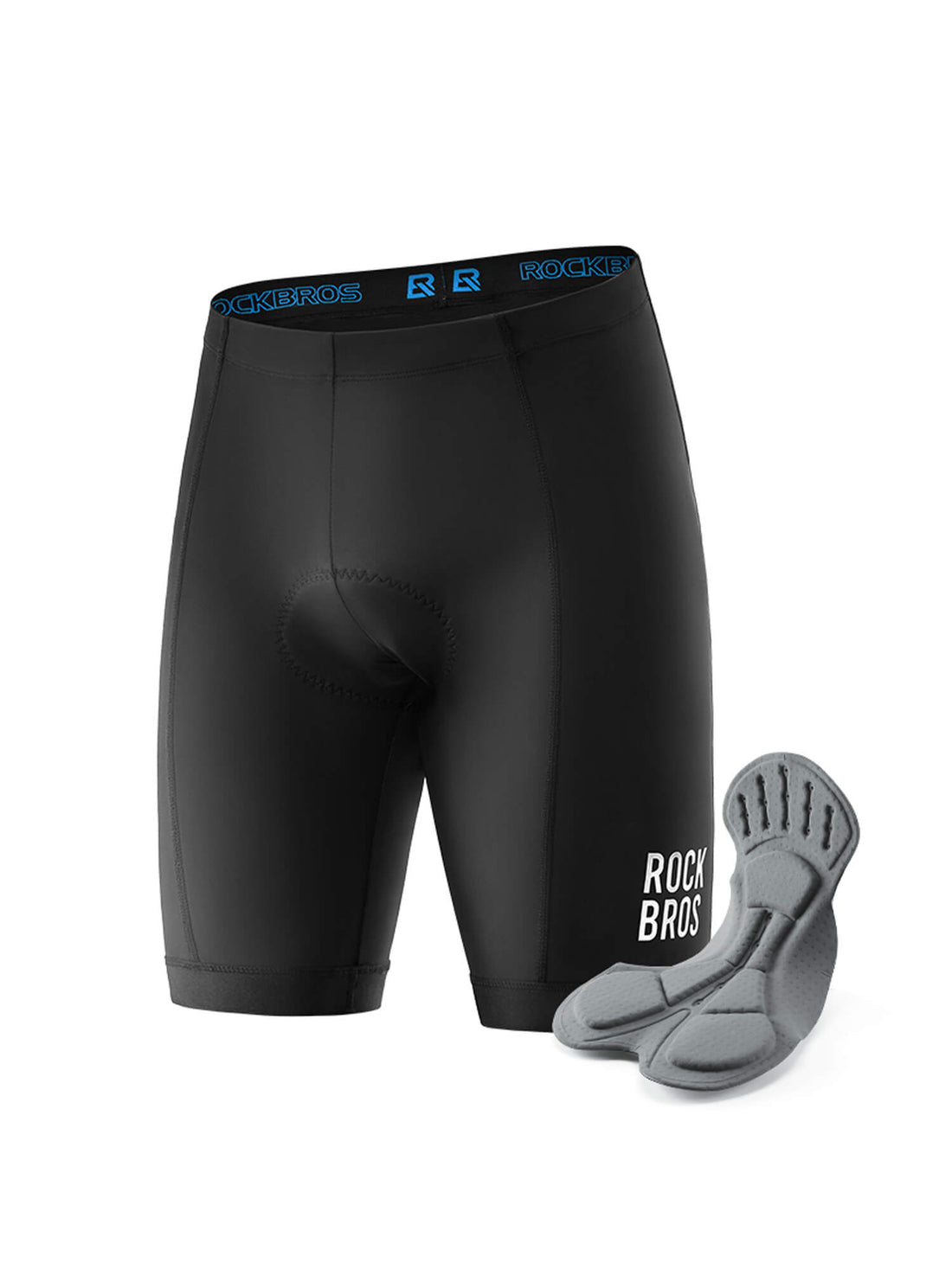 Men's Summer Padded Cycling Shorts for Comfortable Breathable Long Distance Riding
