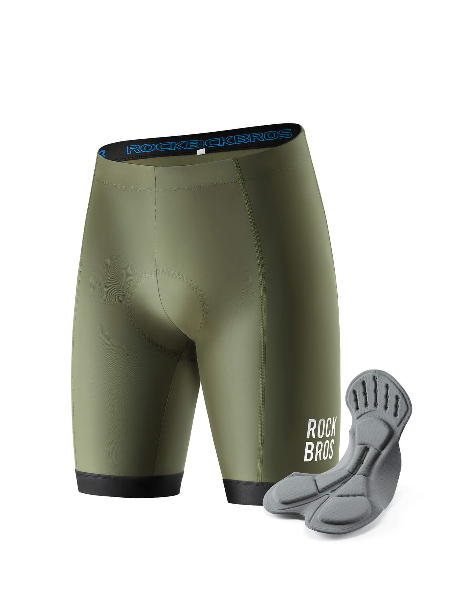 Men's Summer Padded Cycling Shorts for Comfortable Breathable Long Distance Riding