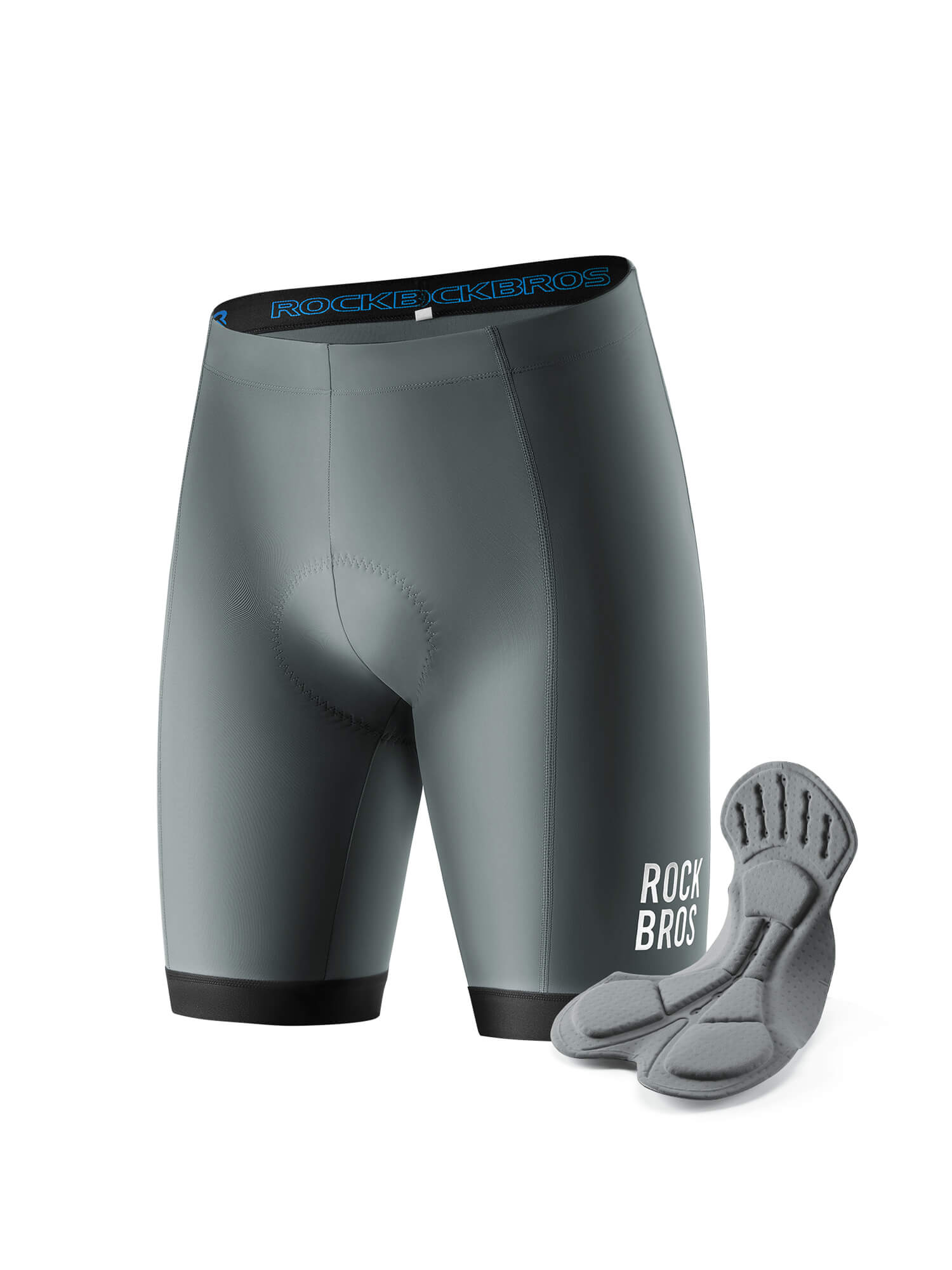 Men's Summer Padded Cycling Shorts for Comfortable Breathable Long Distance Riding
