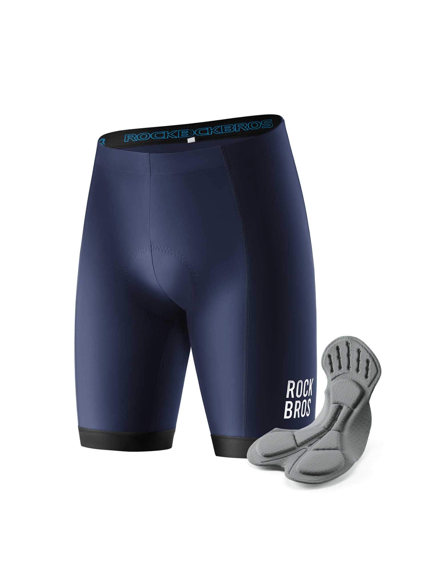 Men's Summer Padded Cycling Shorts for Comfortable Breathable Long Distance Riding