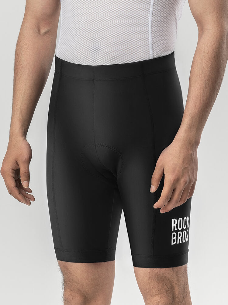Men's Summer Padded Cycling Shorts for Comfortable Breathable Long Distance Riding